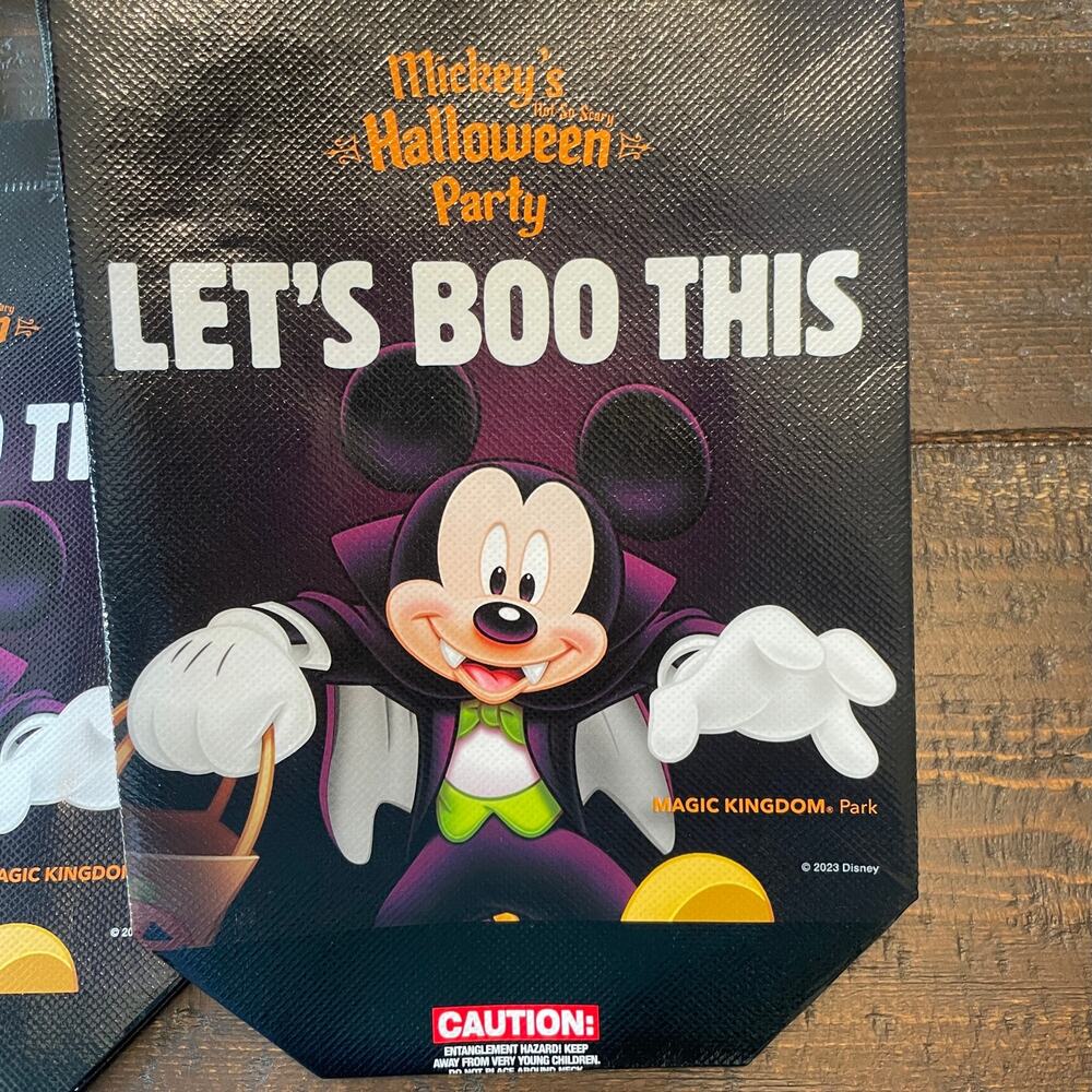 Disney Mickeys Not So Scary Halloween Party Trick Or Treat Bags Set - Picture 3 of 9